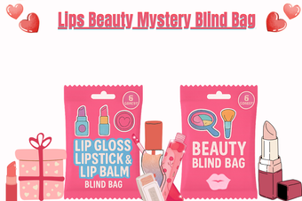 Lipstick/Lipgloss Lips Beauty Blind Bags with Bonus Gift