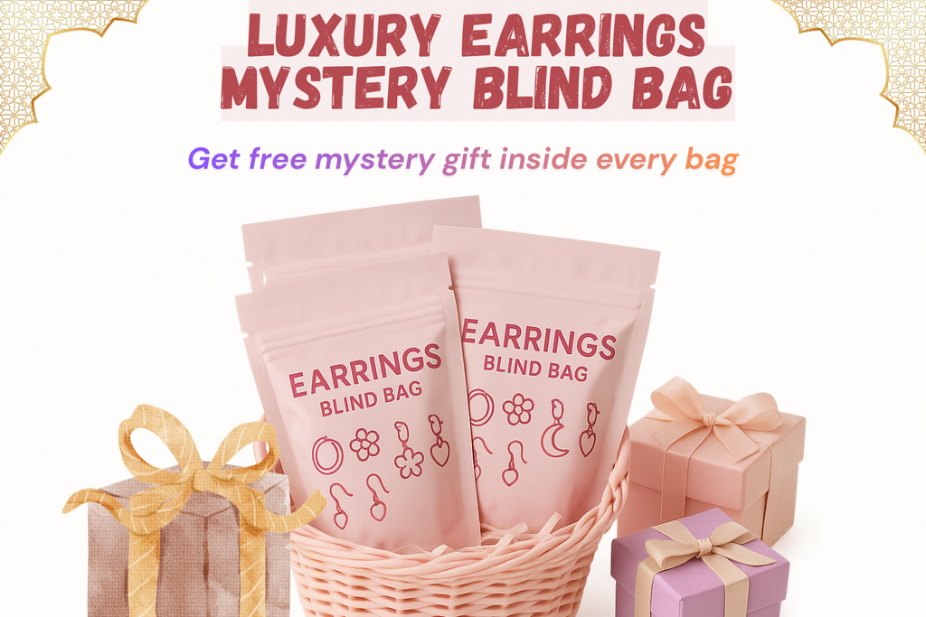 Luxury Earrings Blind Bags with Bonus Gift