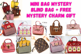 Mini Bag Mystery Blind Bag plus free mystery charm gift